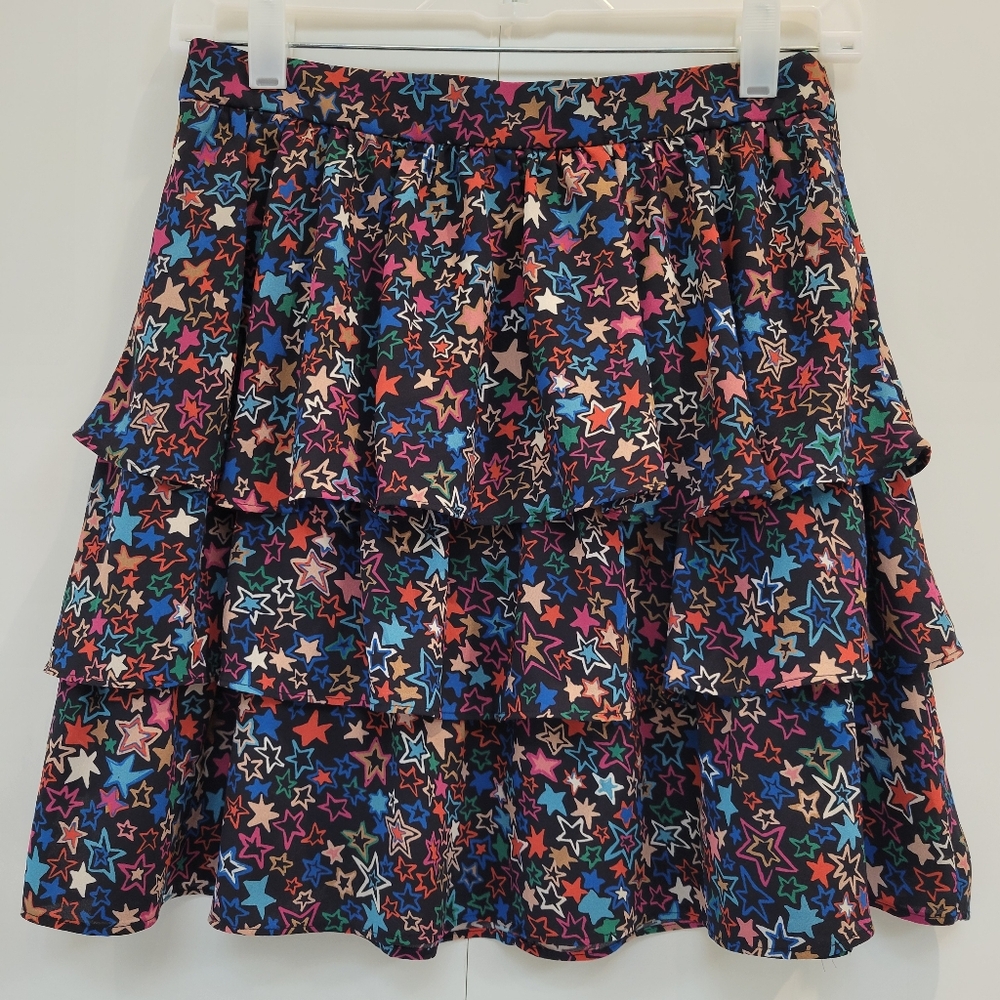 J. Crew Colorful Star Print Women's Skirt